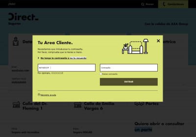 Direct Seguros: login Direct Seguros: login