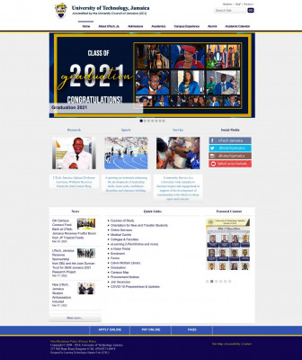 UTech, Ja - Summary of Undergraduate Courses of Study UTech, Ja - Summary of Undergraduate Courses of Study