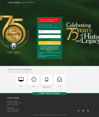 Laredo College PASPort Login Laredo College PASPort Login
