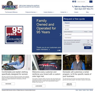Domestic Uniform Rental: Uniform Rental and Facility Services Domestic Uniform Rental: Uniform Rental and Facility Services