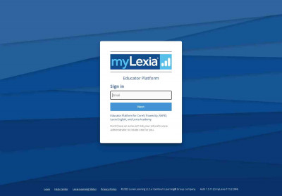myLexia - Welcome myLexia - Welcome