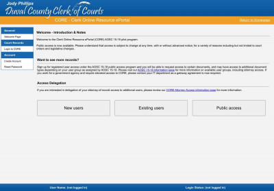 Government Official / Employee - CORE - Clerk Online ... Government Official / Employee - CORE - Clerk Online ...