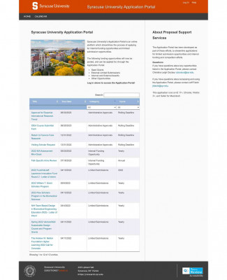 Syracuse University Application Portal - InfoReady Syracuse University Application Portal - InfoReady