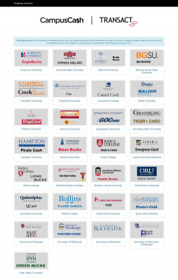 University of Pittsburgh Panther Funds - Accepting Locations University of Pittsburgh Panther Funds - Accepting Locations