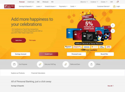 IDFC FIRST Bank: Personal Banking and Net Banking Services IDFC FIRST Bank: Personal Banking and Net Banking Services