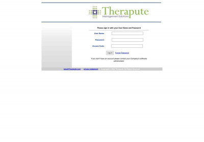 Therapute Login Therapute Login