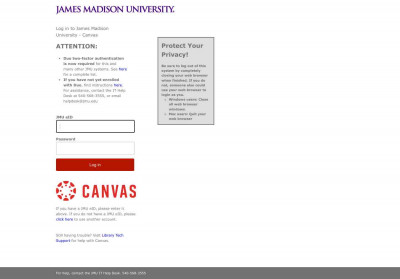 Web Login Service - James Madison University Web Login Service - James Madison University