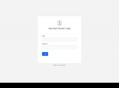 Login · Sprocket Rocket Login · Sprocket Rocket