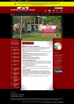 Coldwater Community Schools / Calendar Coldwater Community Schools / Calendar