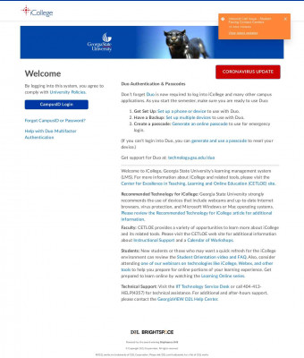 Georgia State: Login Georgia State: Login