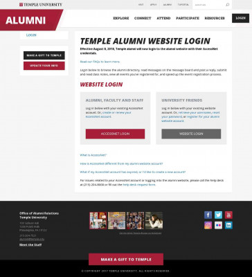 TUmail and TUportal for Alumni - Temple University - Login TUmail and TUportal for Alumni - Temple University - Login