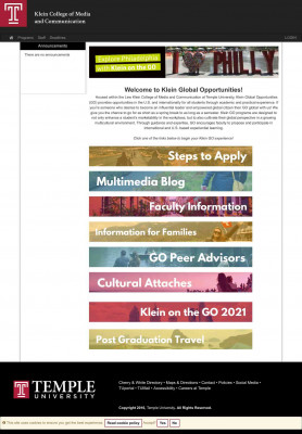 Klein Global Opportunities,Programs Klein Global Opportunities,Programs