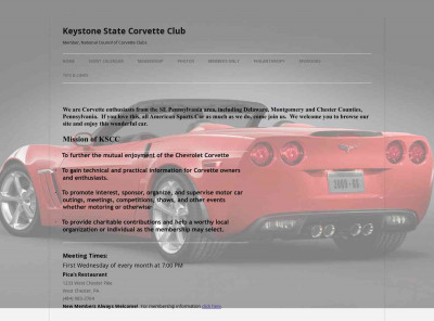 2014 | Keystone State Corvette Club 2014 | Keystone State Corvette Club