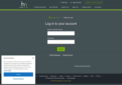 Log In to Webmail - HostMonster Log In to Webmail - HostMonster