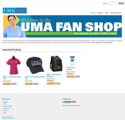 UMA Fan Shop | School Store for Ultimate Medical Academy ... UMA Fan Shop | School Store for Ultimate Medical Academy ...