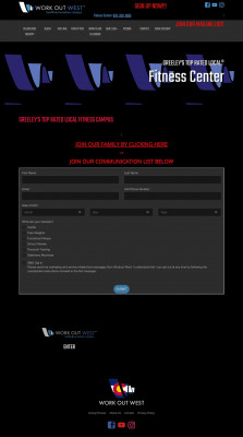 Your Account | Work Out West Your Account | Work Out West