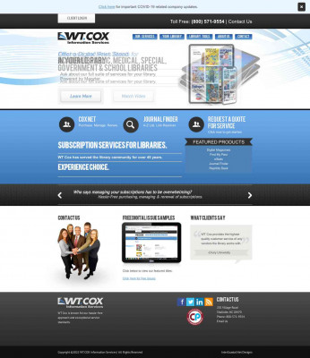 CoxNet Serials Management System - WT Cox CoxNet Serials Management System - WT Cox