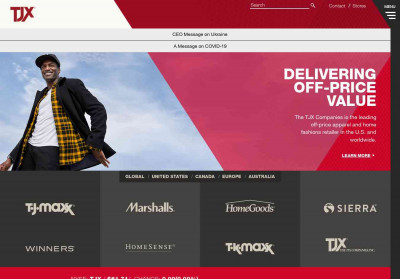 Welcome to The TJX Companies Inc. | TJX.com Welcome to The TJX Companies Inc. | TJX.com