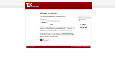 TJX Logistics - Login TJX Logistics - Login