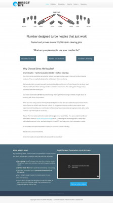 Direct Hit Sewer Nozzles: Home Page Direct Hit Sewer Nozzles: Home Page