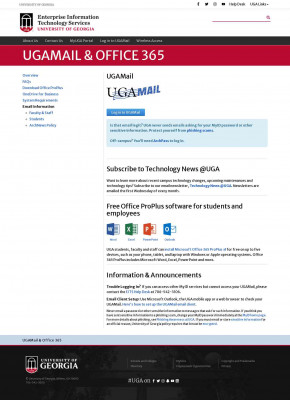 Faculty & Staff Email - UGA Mail Faculty & Staff Email - UGA Mail
