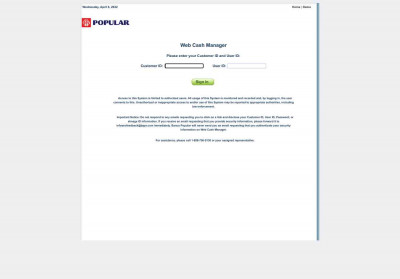 Login - Web Cash Manager Login - Web Cash Manager