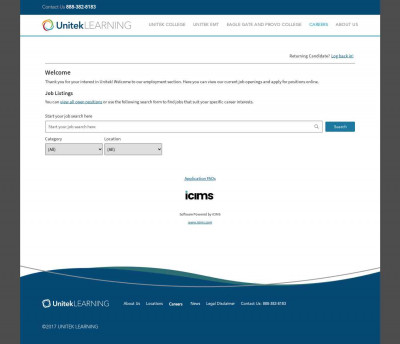 Careers Center | Welcome - Unitek Learning, Inc. Careers Center | Welcome - Unitek Learning, Inc.