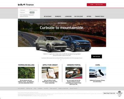 Log In To Your Account - Kia Motors Finance Log In To Your Account - Kia Motors Finance