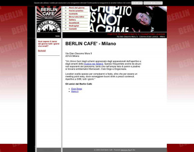 BERLIN CAFE' - LOGIN AREA RISERVATA BERLIN CAFE' - LOGIN AREA RISERVATA