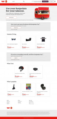 Westpac hotpoints Westpac hotpoints