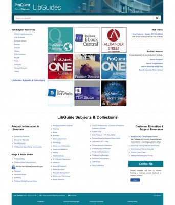 My Research - ProQuest Platform My Research - ProQuest Platform
