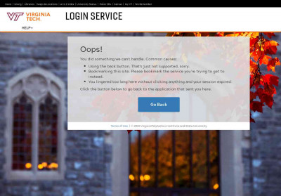Virginia Tech: Login Virginia Tech: Login