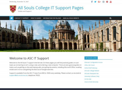 How to Guides - All Souls College IT Support Pages How to Guides - All Souls College IT Support Pages