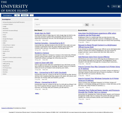 ITS Wiki - Sakai - University of Rhode Island ITS Wiki - Sakai - University of Rhode Island