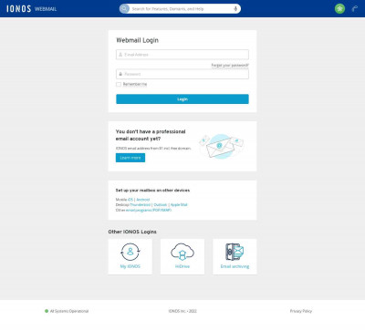 Webmail Login | IONOS by 1&1 Webmail Login | IONOS by 1&1