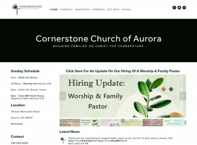 Giving - Cornerstone Church of Aurora Giving - Cornerstone Church of Aurora