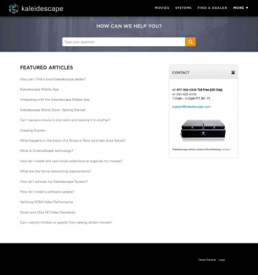 Kaleidescape Support Kaleidescape Support