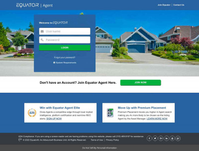 Agent Workstation Login | EQUATOR Agent Workstation Login | EQUATOR