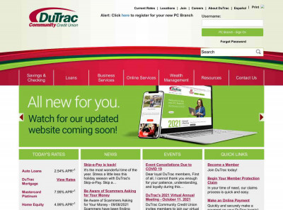 Improved Online Banking Experiences - DuTrac Community ... Improved Online Banking Experiences - DuTrac Community ...
