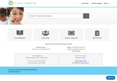 AFS Sentio TD Connect Integration - Terra Dotta Support Portal AFS Sentio TD Connect Integration - Terra Dotta Support Portal