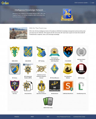 IKN - Intelligence Knowledge Network - U.S. Army IKN - Intelligence Knowledge Network - U.S. Army