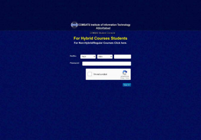 COMSIS :: Student Login COMSIS :: Student Login