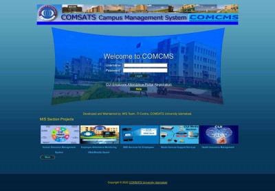 Login to COMSATS Campus Management System Login to COMSATS Campus Management System