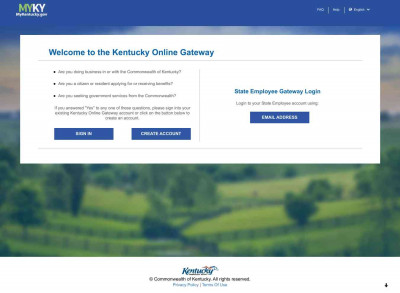 Please complete your Kentucky Online Gateway Profile Please complete your Kentucky Online Gateway Profile