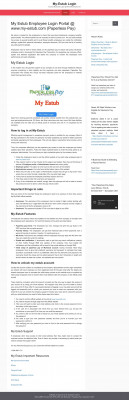 My Estub Employee Login Portal @ www.my-estub.com ... My Estub Employee Login Portal @ www.my-estub.com ...