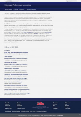 Members - Mississippi Philosophical Association Members - Mississippi Philosophical Association