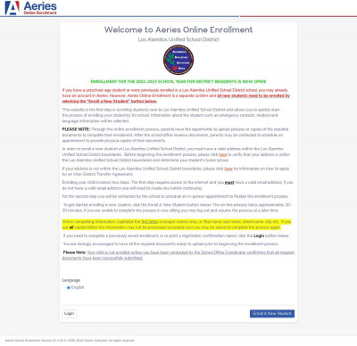 Aeries: Portals Aeries: Portals