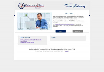 Login - California Bank and Trust - Treasury Gateway Login - California Bank and Trust - Treasury Gateway