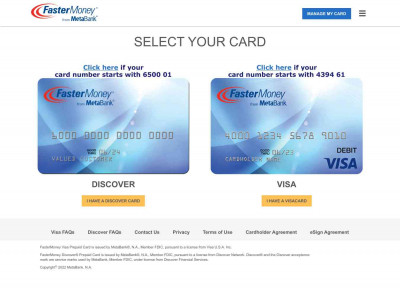 Prepaid Visa Debit Cards | Faster Payments with FasterMoney Prepaid Visa Debit Cards | Faster Payments with FasterMoney