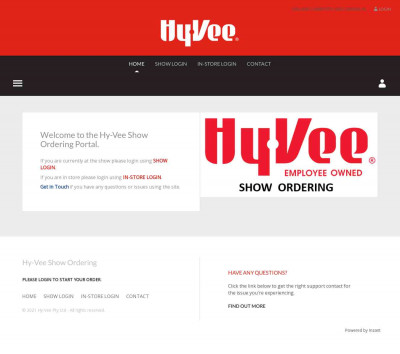 Managing Your Password - the Hy-Vee Show Ordering Portal. Managing Your Password - the Hy-Vee Show Ordering Portal.